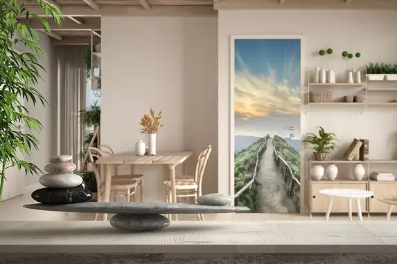 Sehr beliebt sind Fotogeschenk-Türaufkleber mit Bildern aus der Bilddatenbank.