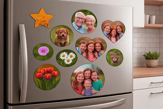 Laden Sie Ihr Foto hoch, wählen Sie eine quadratische Größe und anschließend die Form zum Zuschneiden aus.