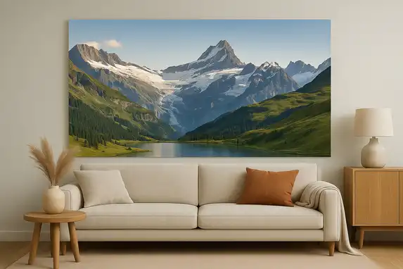 Die Hartfaserplatten-Poster von Fotogeschenk sind ideal als moderne Wanddekoration.