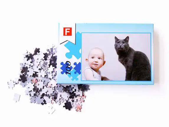 Fotopuzzle 100 Teile mit bedruckter Box