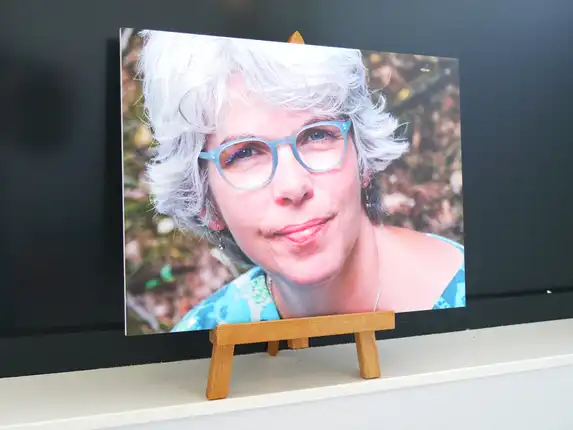 Forex-Foto auf Mini-Esel von Fotogeschenk, schön auf der Fensterbank!