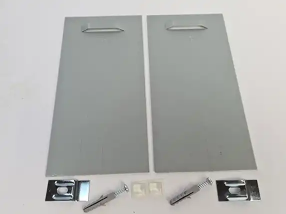 Zwei Klebeplatten 10x20 cm